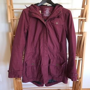 Red L.L.Bean Anorak size S
